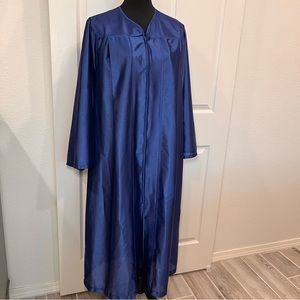 Graduation gown one size royal blue UNISEX